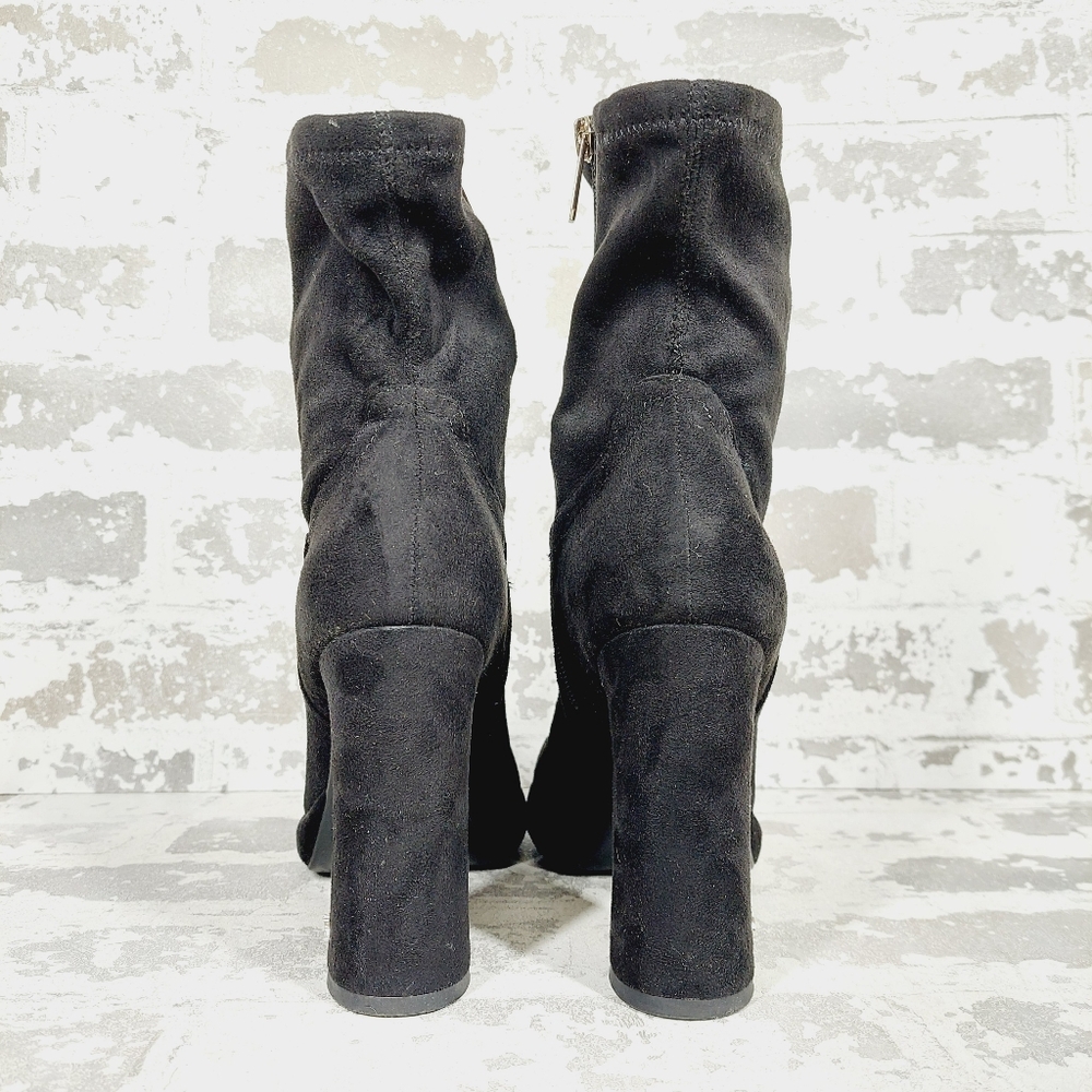 NEW Circus by Sam Edelman Francis Black Heeled Platform Ankle Bootie i204 - Picture 6 of 12